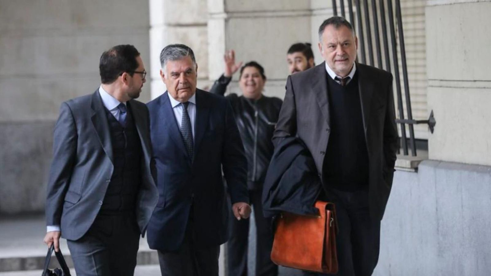 L'exconseller d'Ocupació d'Andalusia, José Antonio Viera, a la seua arribada a l'Audiència Provincial de Sevilla