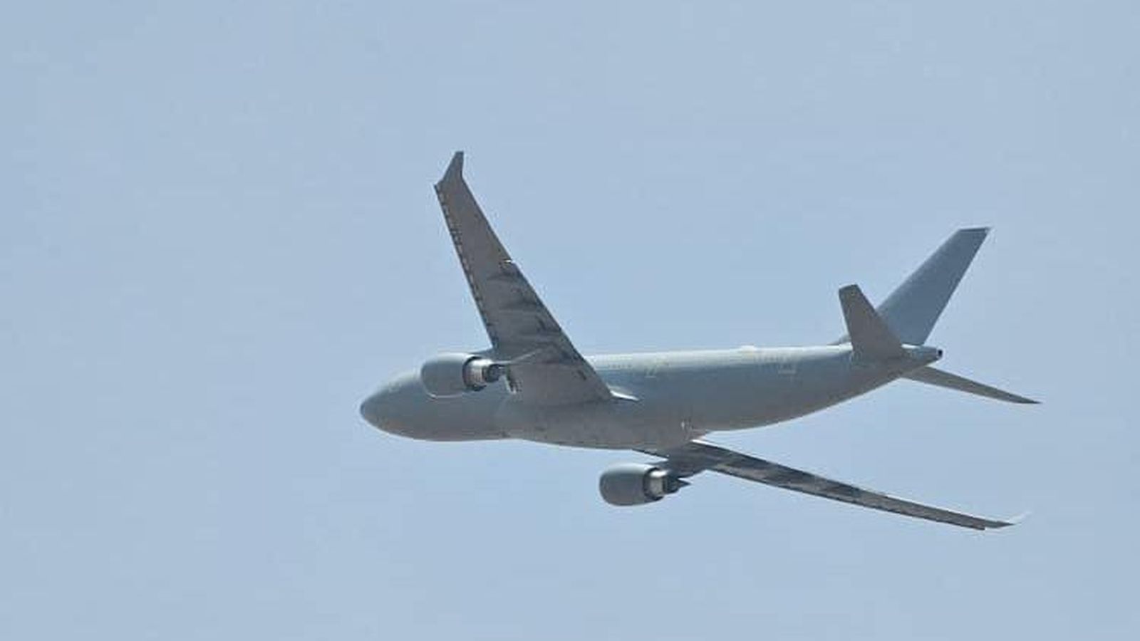 Avió militar en què han arribat els repatriats de Níger a Madrid