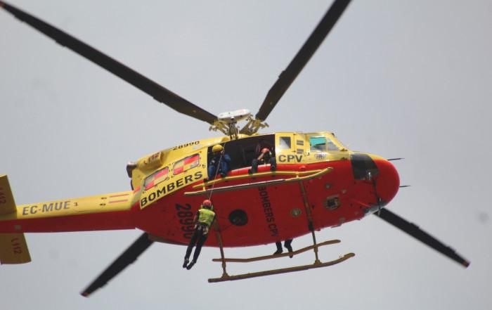 Helicòpter del Grup Especial de Rescat en Altura del Consorci