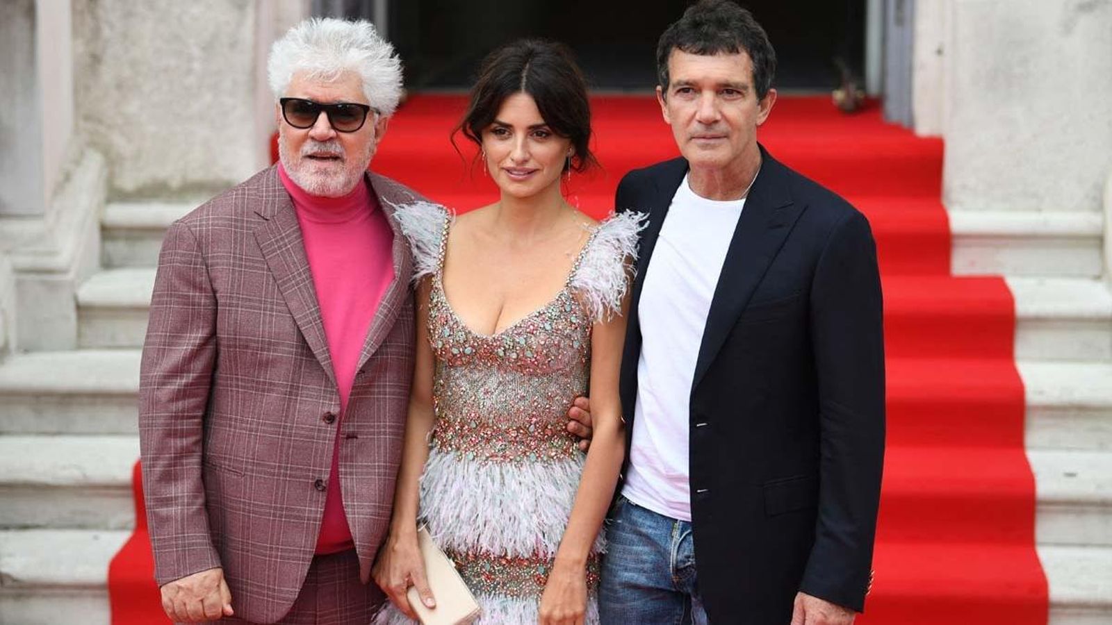Pedro Almodóvar, Penélope Cruz i Antonio Banderas, en una imatge d'arxiu a Londres