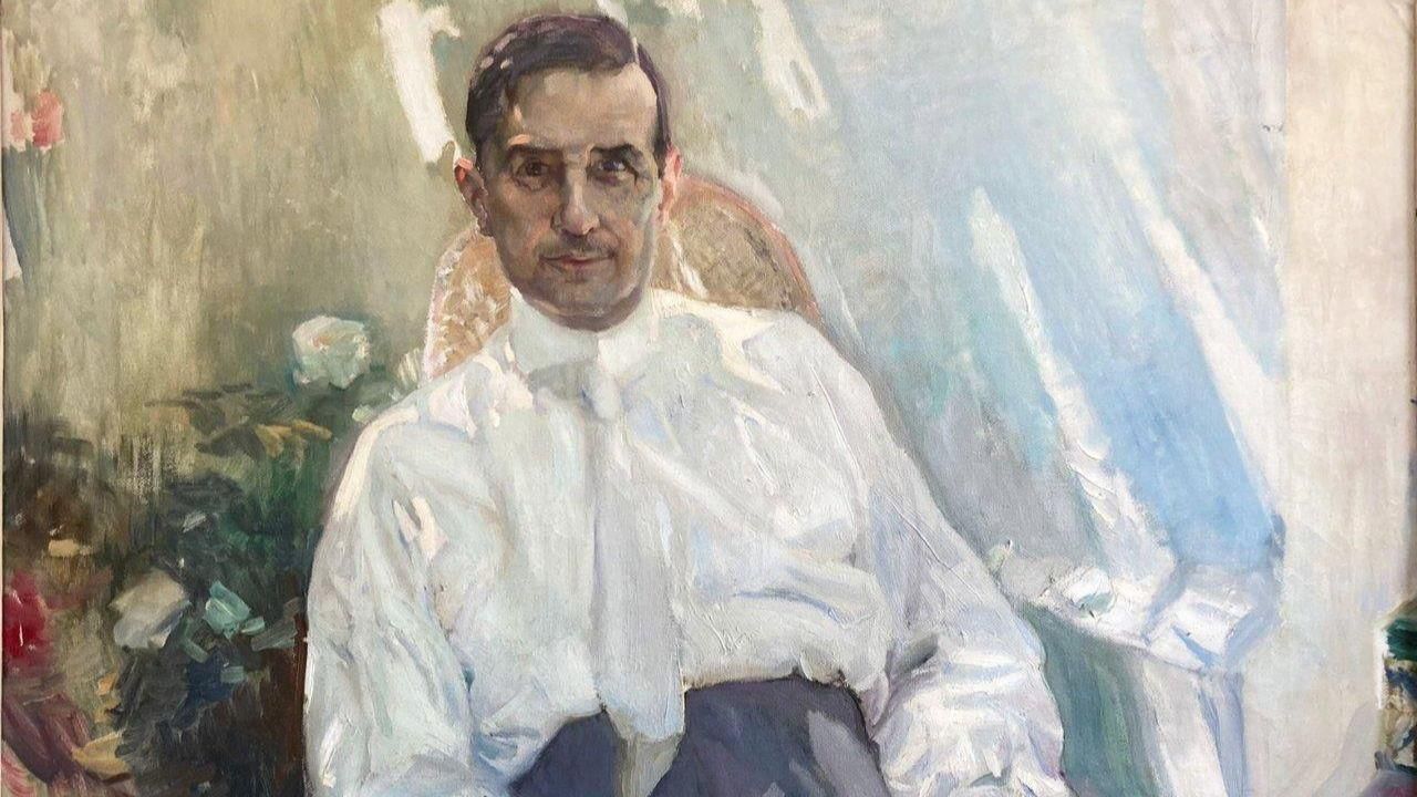 El retrato del doctor Francisco Rodríguez, amb qui va estar en contacte Sorolla arran de la malalatia d'una de les seues filles El retrato del doctor Francisco Rodríguez, amb qui va estar en contacte Sorolla arran de la malalatia d'una de les seues filles
