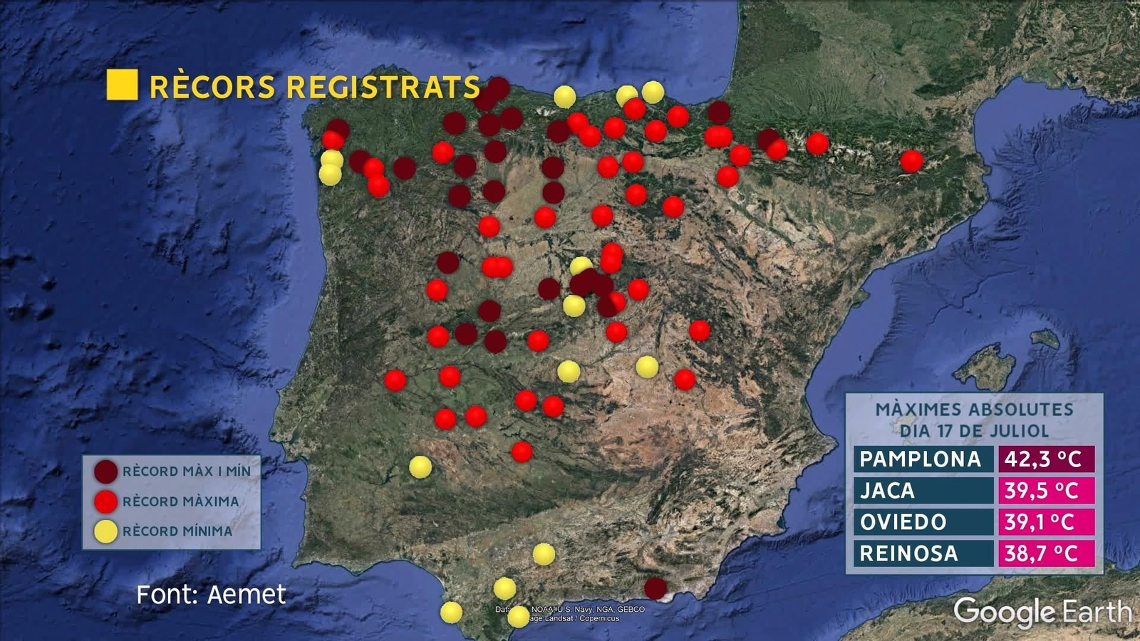 Rècords a Espanya.