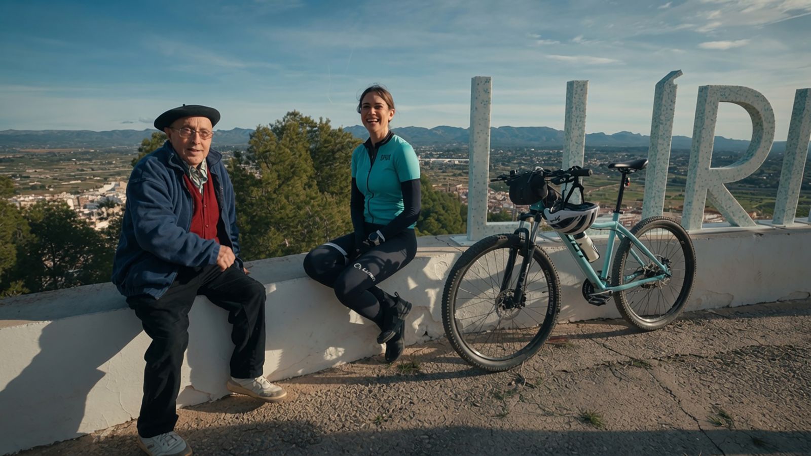Valencians sobre rodes visita Llíria