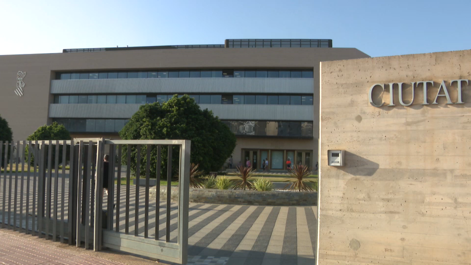 Façana de la Ciutat de la Justícia de Castelló de la Plana