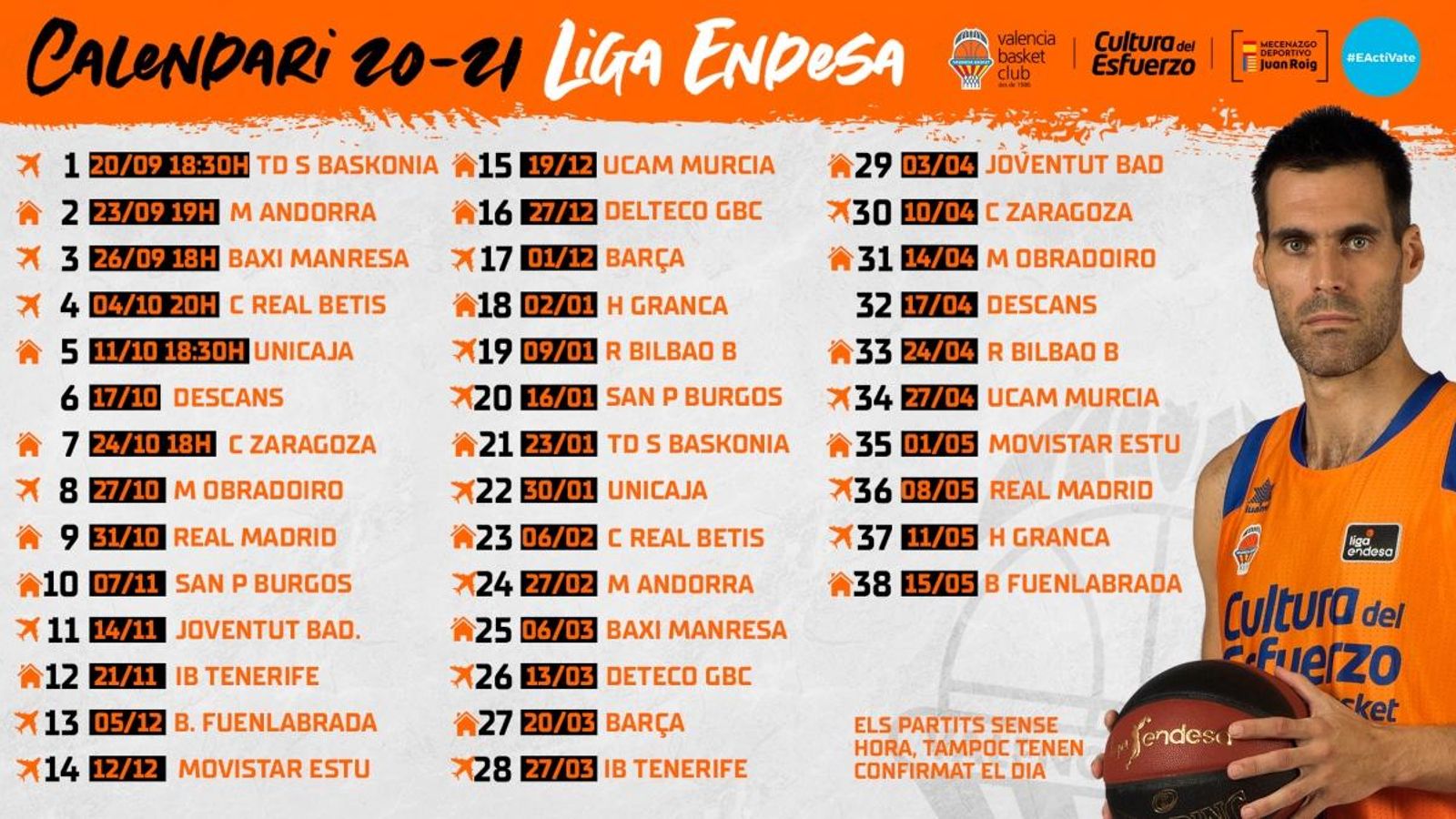 El València Basket s'estrenarà a la pista del campió