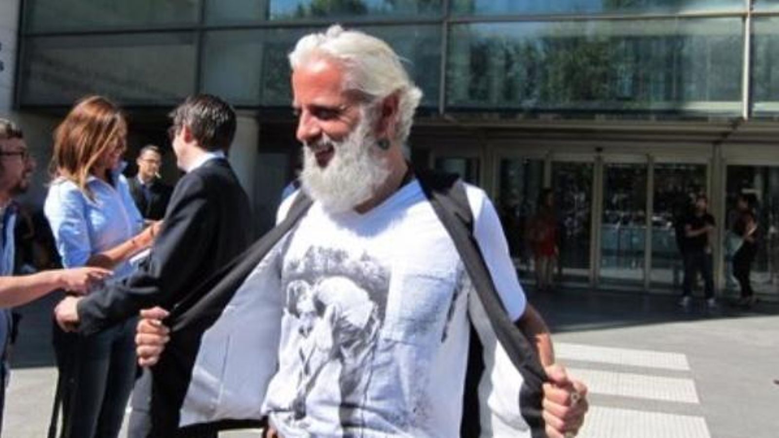 L'exgerent d’Imelsa, Marcos Benavent, en una imatge d'arxiu, eixint de la Ciutat de la Justícia de València