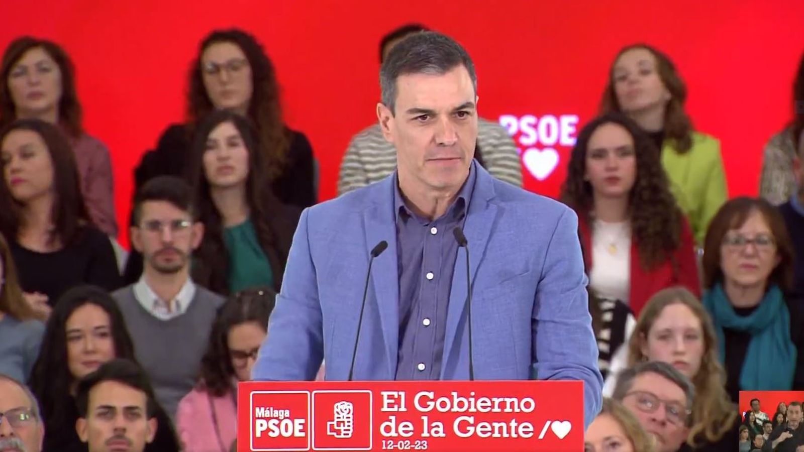 Pedro Sanchez, aquest diumenge a Málaga
