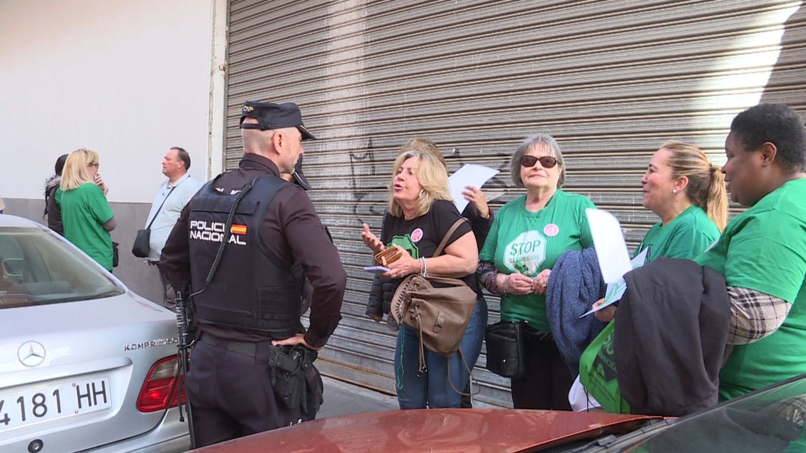 Imatge d'arxiu d'un desnonament, amb la intervenció de la PAH