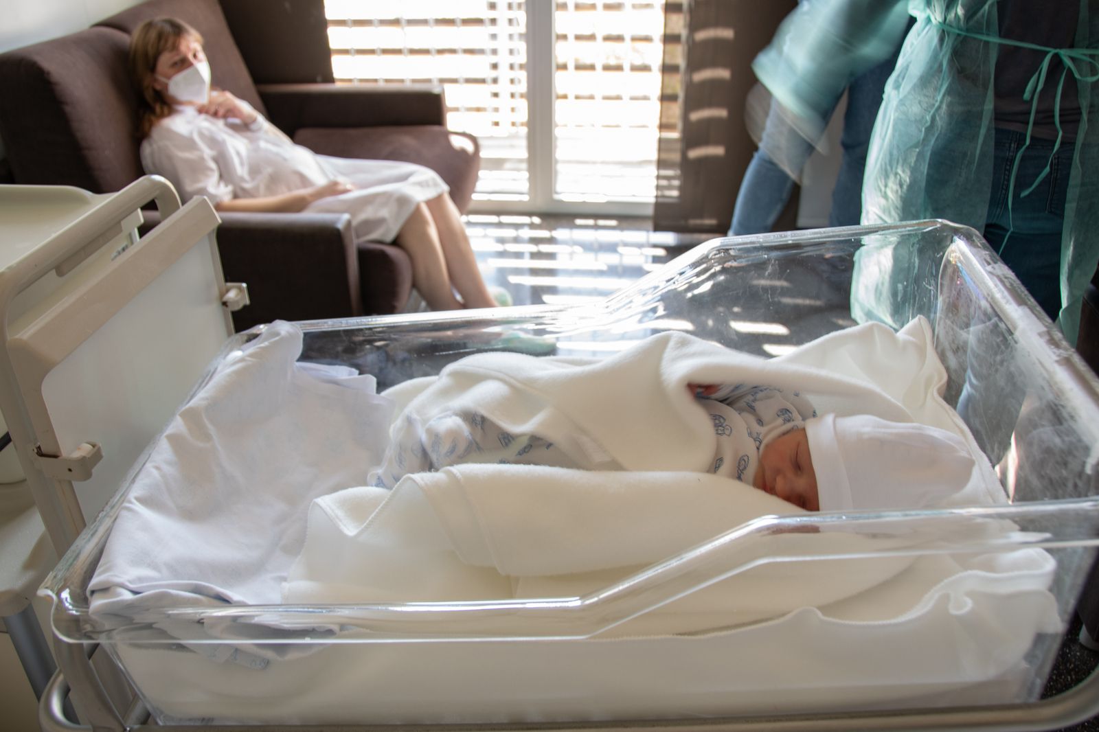 Mariia i Vladimir a l'Hospital de Dénia