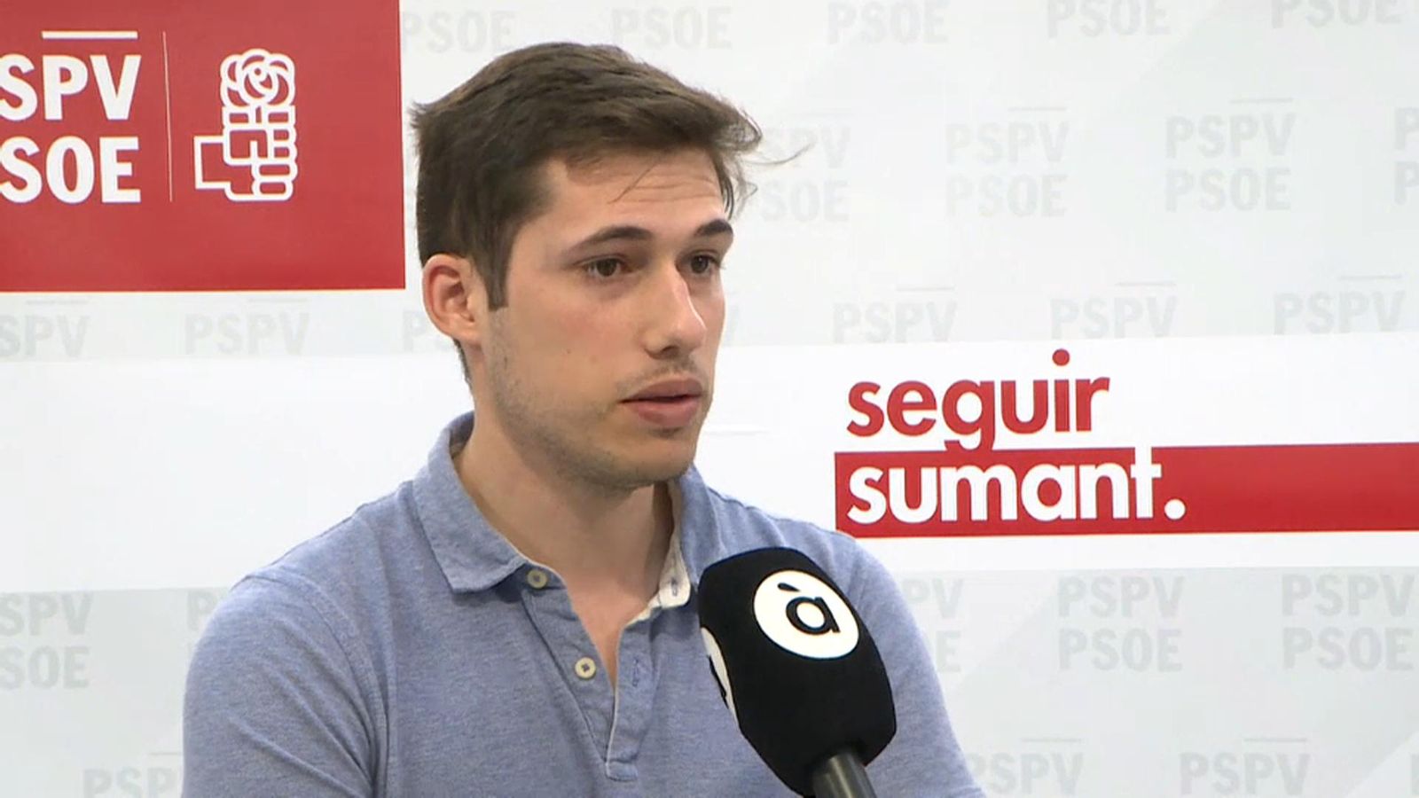 Borja Sanjuán (PSPV) veu una \"enorme irresponsabilitat\" formar un govern en solitari a València amb 10 regidors