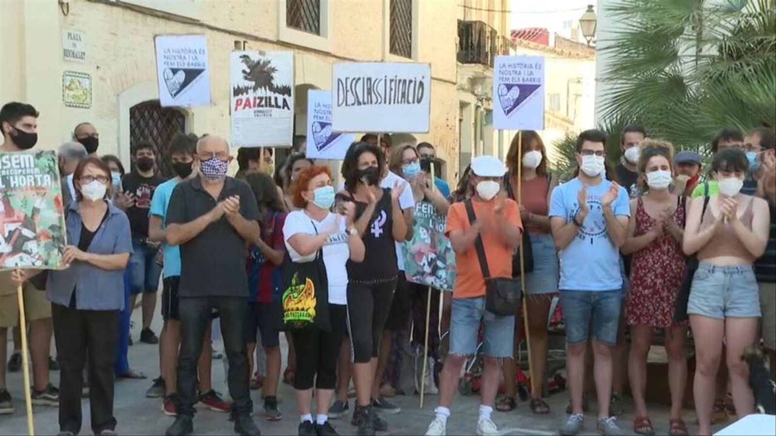 Protesta veïnal de Cuidem Benimaclet (arxiu)