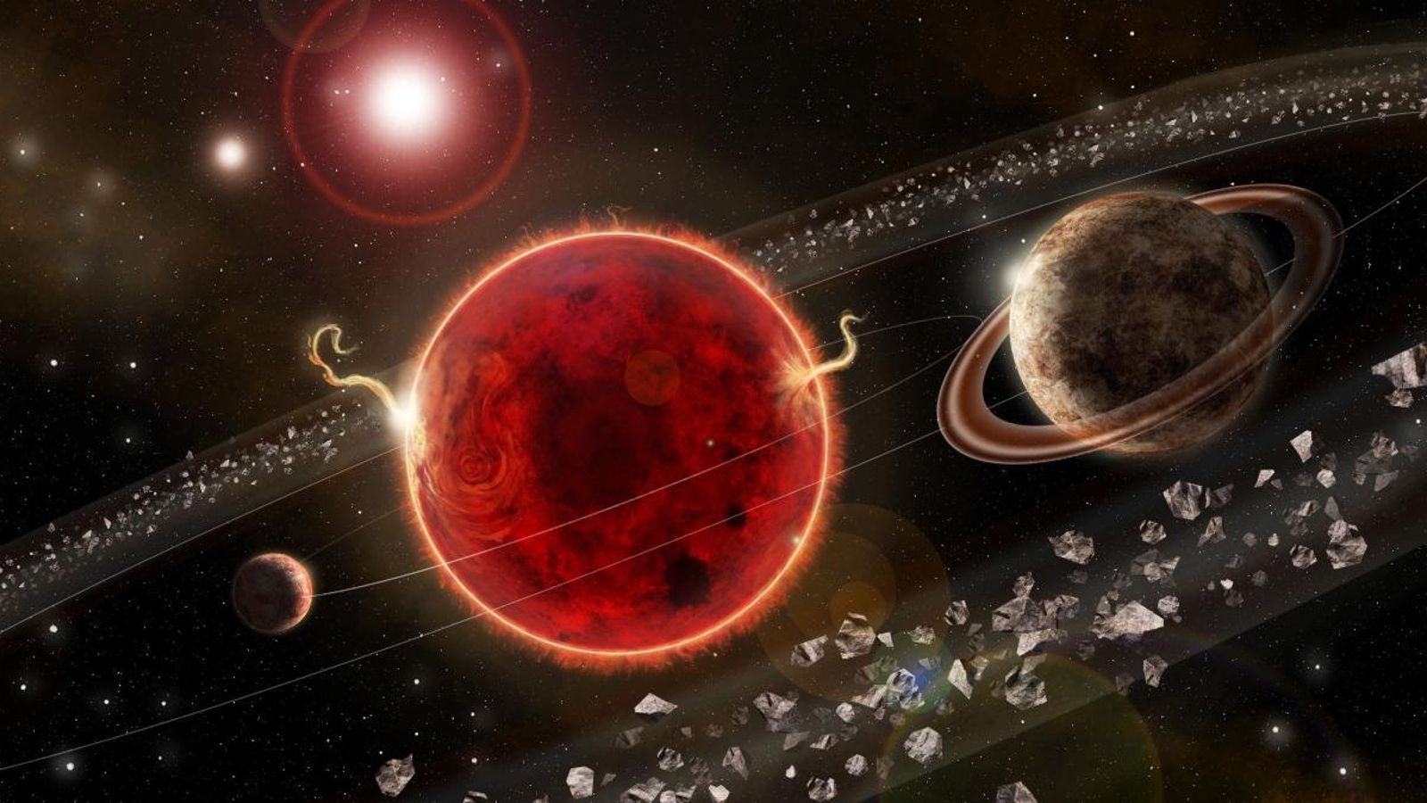 Recreació del nou planeta