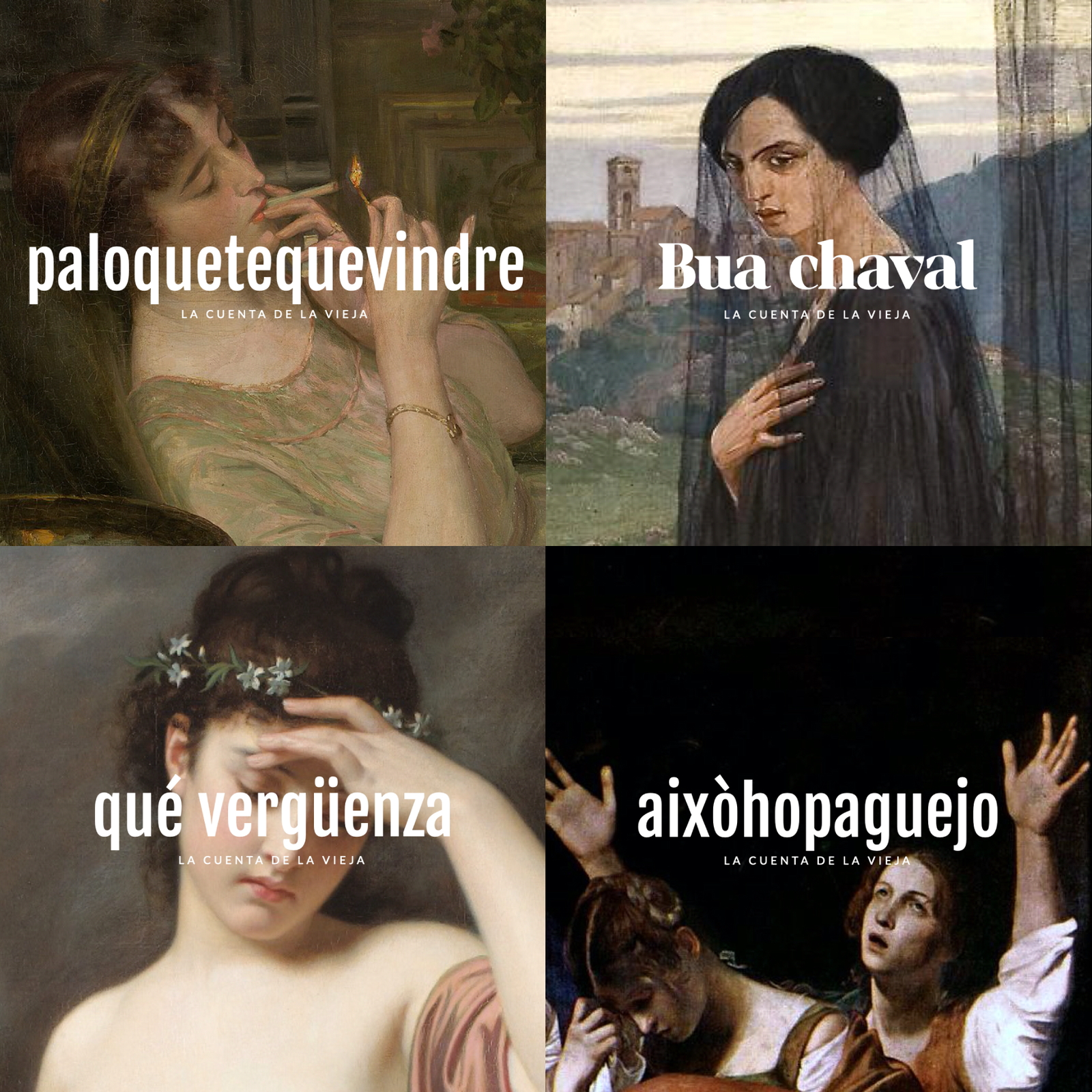 Dissenys de La cuenta de la vieja