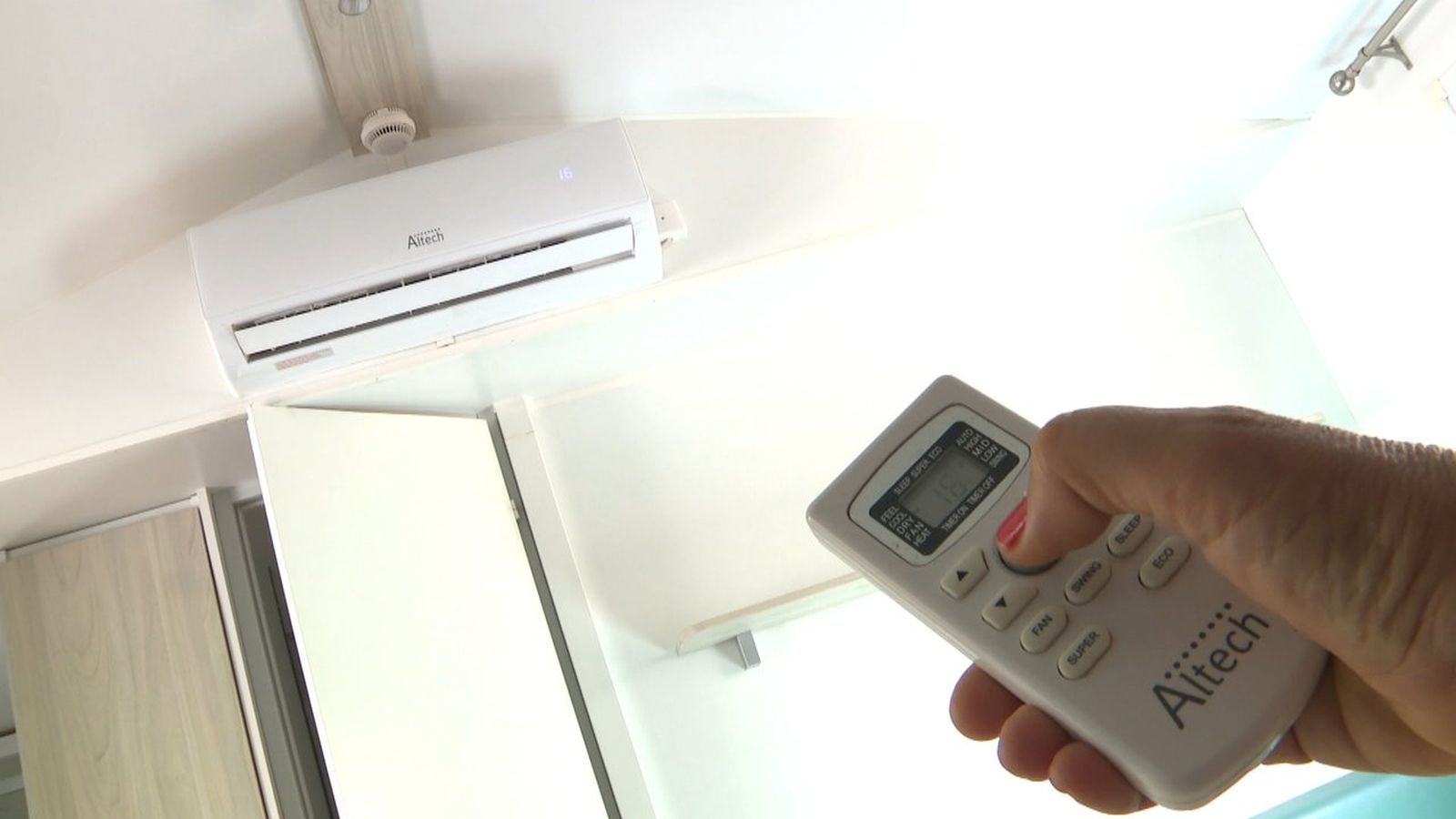 A quina temperatura posem l'aire?