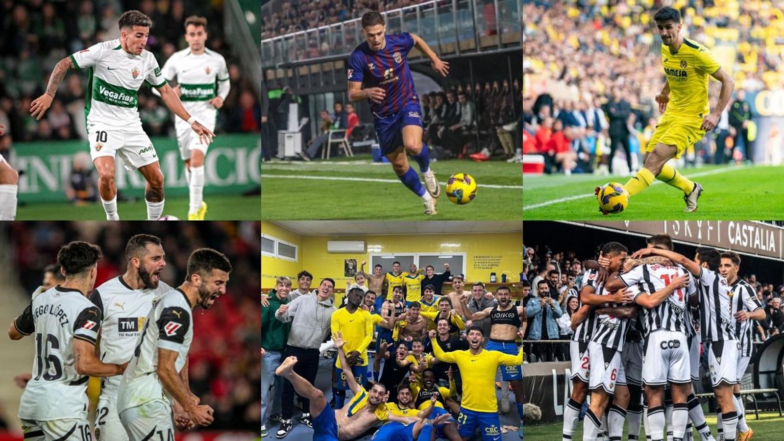 Els sis equips que juguen la segona ronda de Copa del Rei