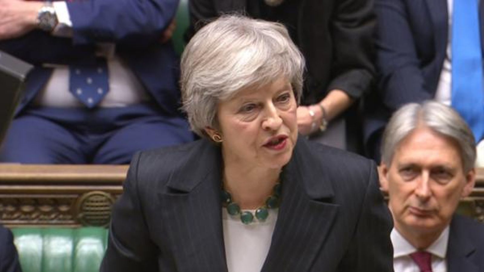 Theresa May a la Cambra dels Comuns