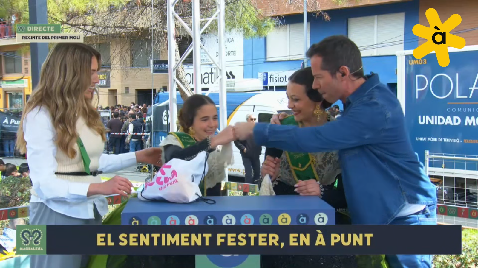 Carla Ibáñez rep la benvinguda a La Colla