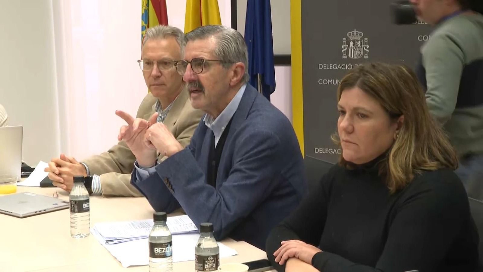 Roda de premsa del comissionat especial per a la reconstrucció i reparació dels danys provocats per la dana, José María Ángel Batalla