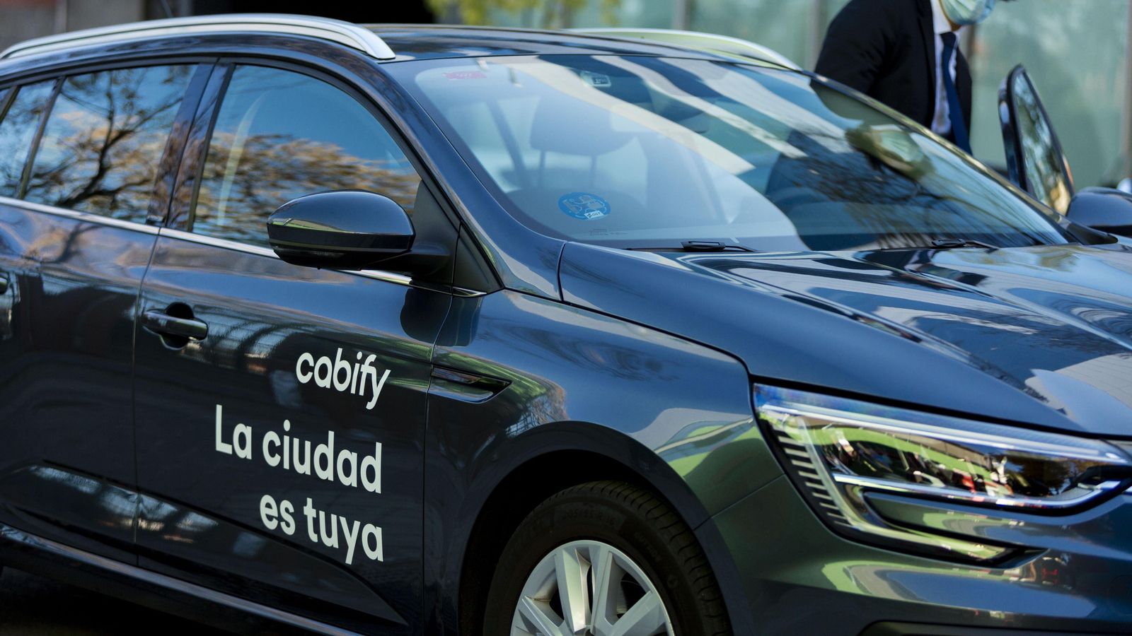 Un vehicle de transport amb conductor (VTC) de l'empresa Cabify en una imatge d'arxiu