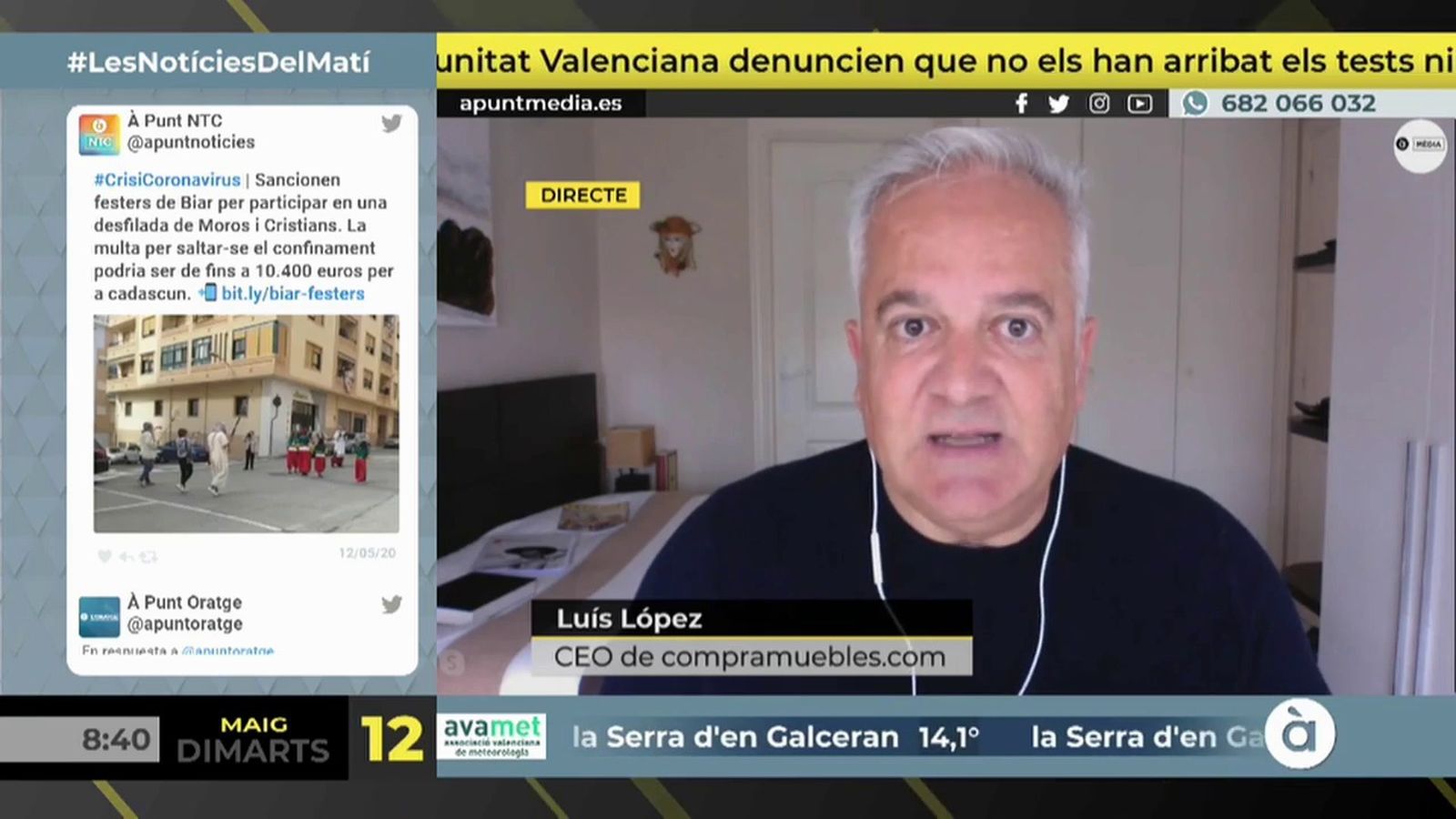 12.05.2020 | NM Entrevista a Luis López