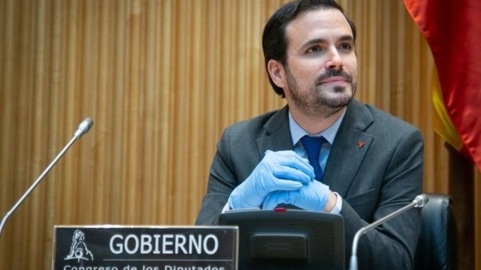 El ministre de Consum, Alberto Garzón, al Congrés dels Diputats