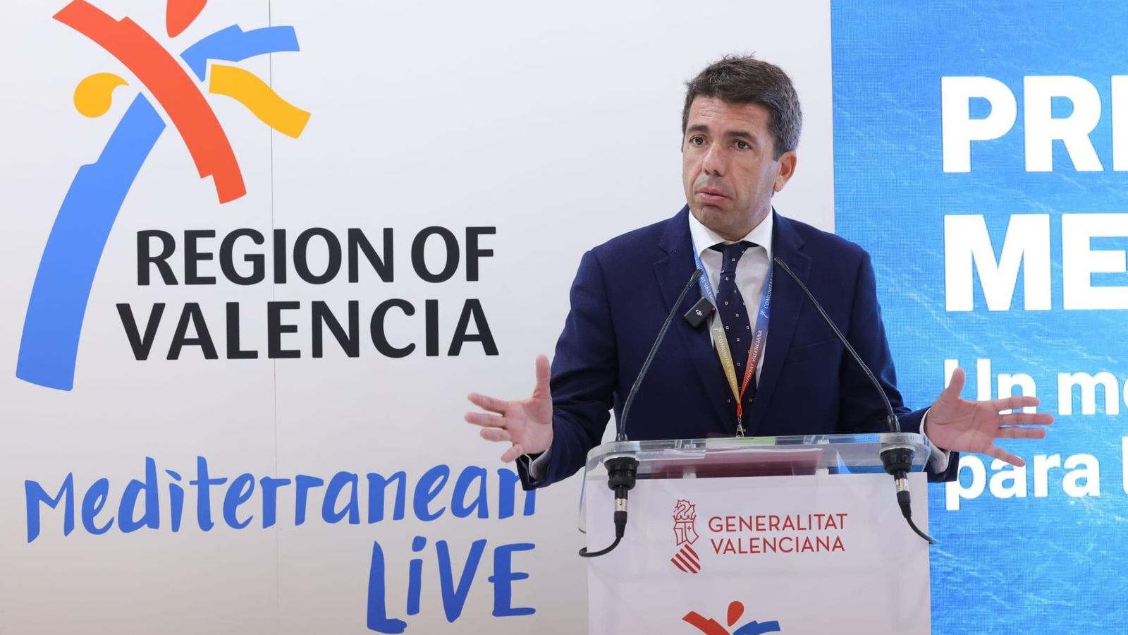 El president de la Generalitat, Carlos Mazón, a Londres