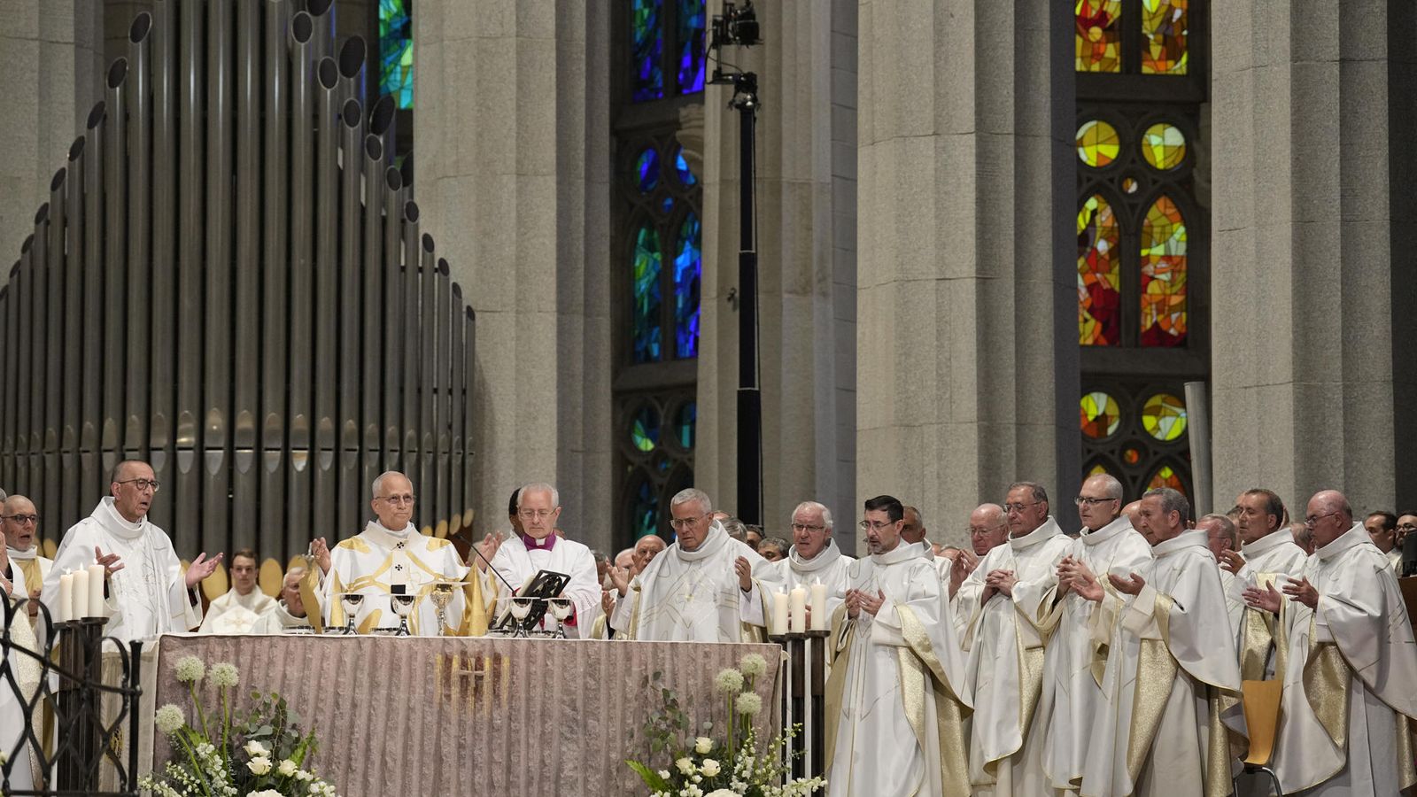 El papa Lleó XIV oficia la missa solemne a la Sagrada Família