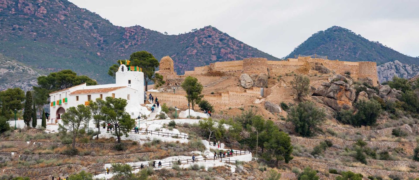 Romers arriben a l'Ermita de la Magdalena, a Castelló de la Plana