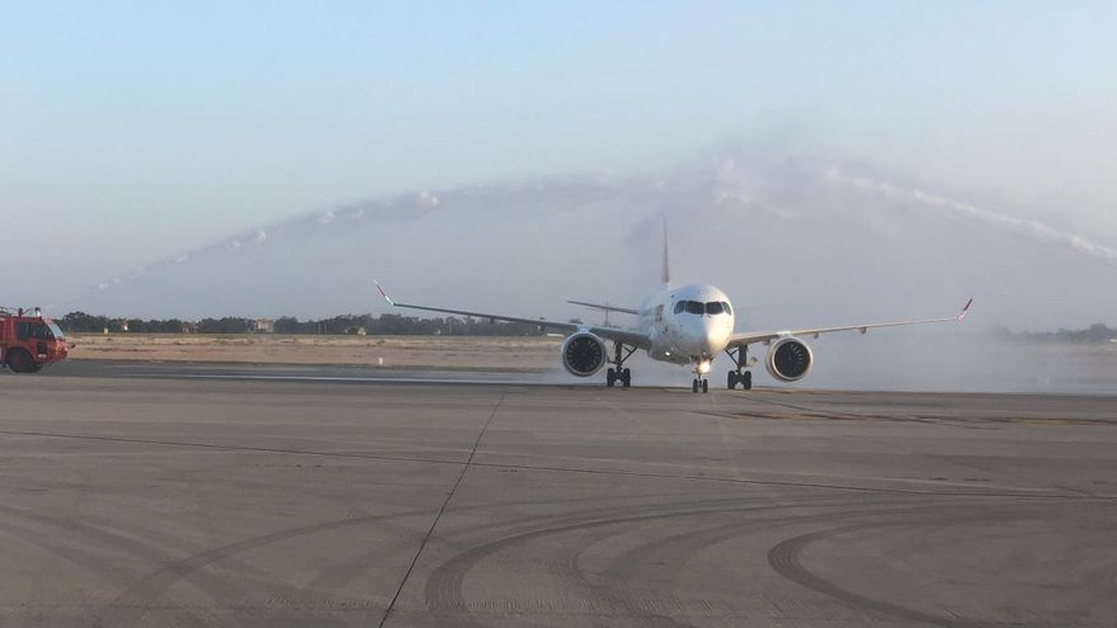 Imatge d'arxiu d'un avió a punt de despegar, a l'aeroport d'Alacant