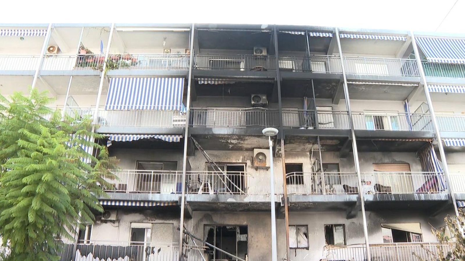 Estat de l'edifici després de l'incendi