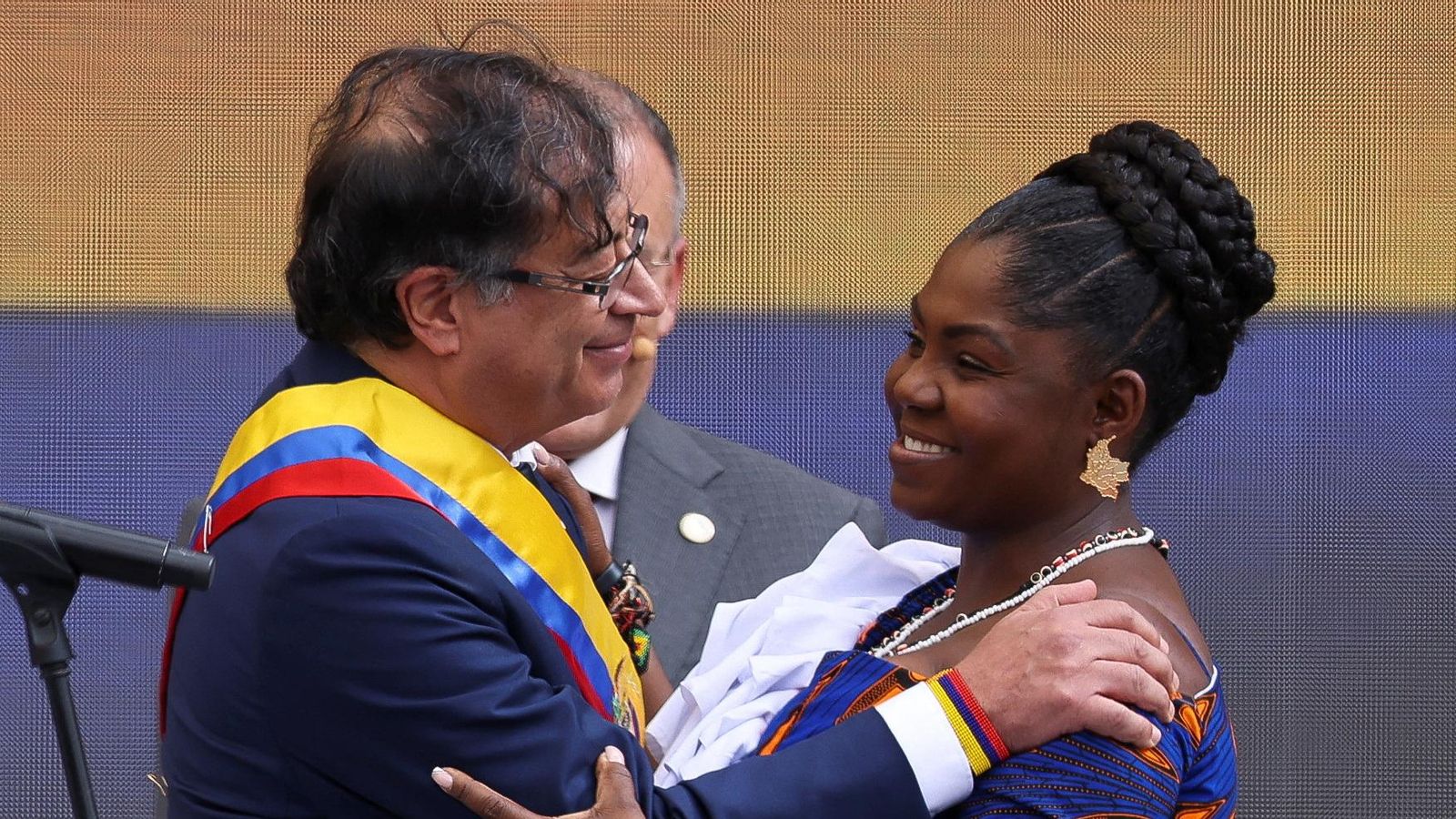 Els nous president i vicepresidenta de Colòmbia, Gustavo Petro i Francia Márquez