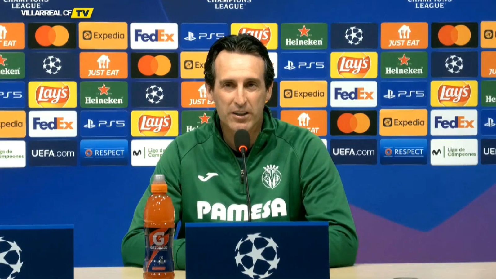 L'entrenador del Vila-real, Unai Emery