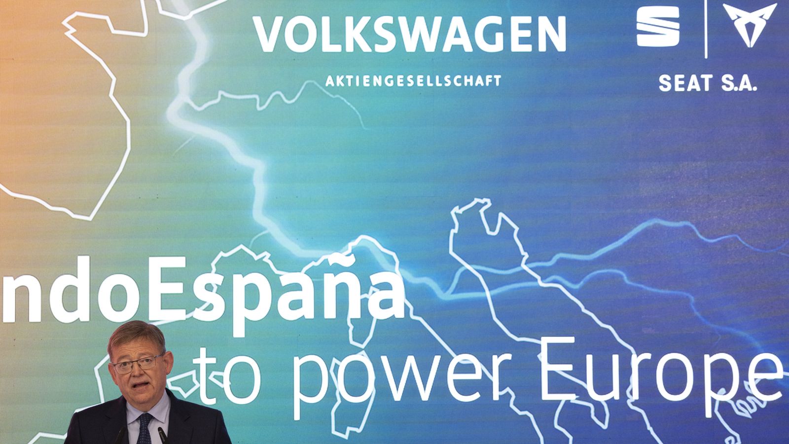 Ximo Puig en una acte de Volkswagen en una imatge d'arxiu.