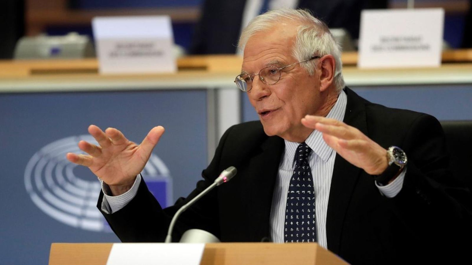 Borrell, aquest dilluns en el Parlament Europeu