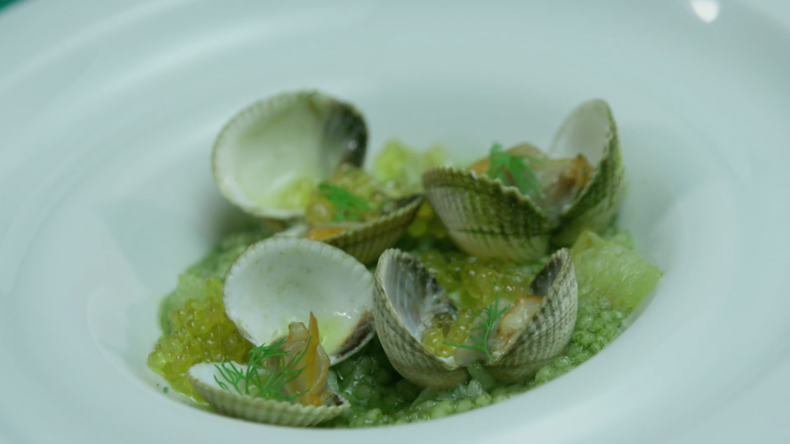 Arròs amb berberetxos, llima dolça i anet