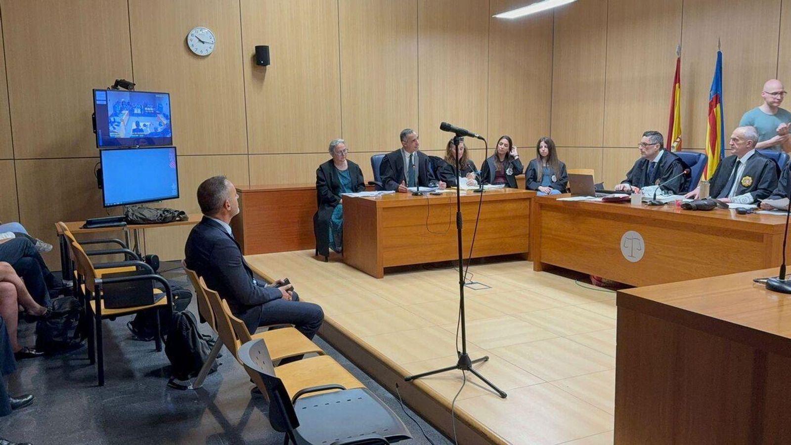 Un moment del juí, este dimecres