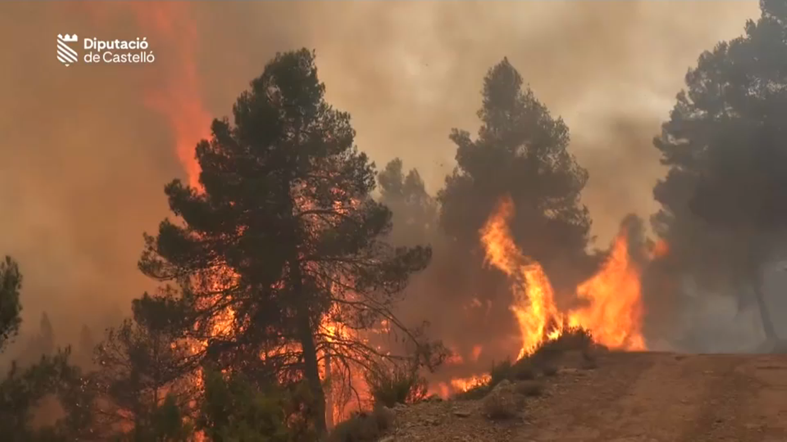 Incendi Vilanova de Viver, aquest dissabte