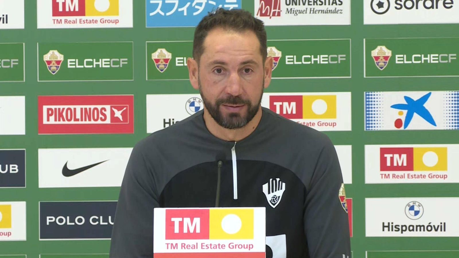 L'entrenador de l'Elx, Pablo Machín