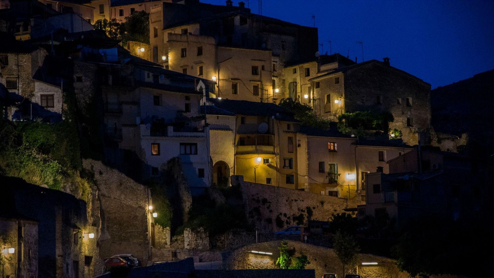 Bocairent de nit, imatge d'arxiu