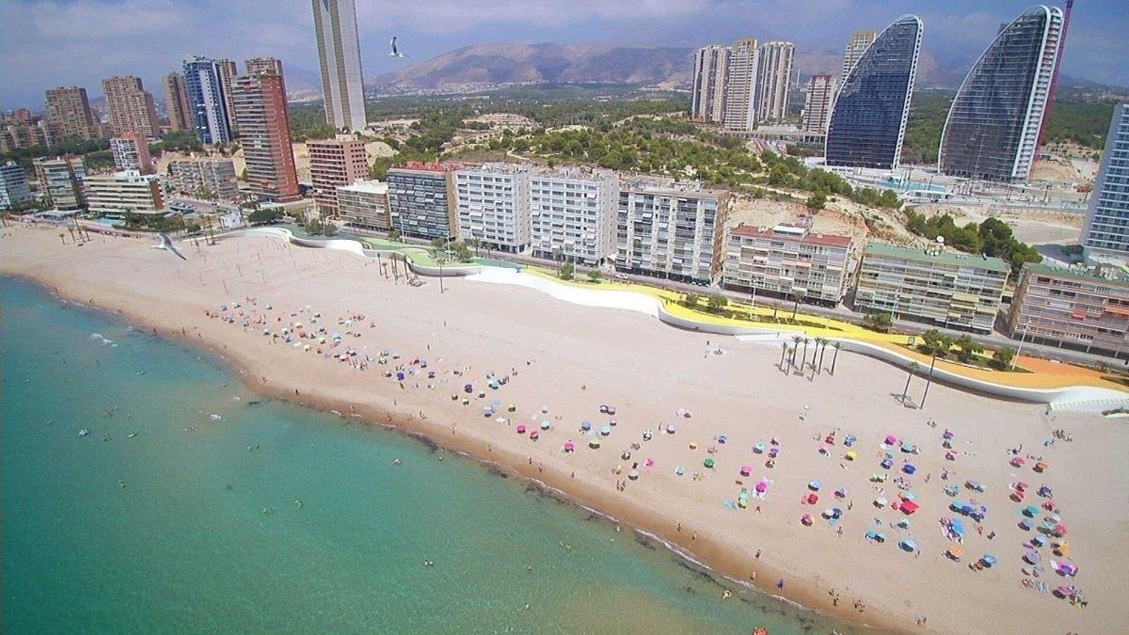 Imatge d'arxiu de la platja de Benidorm