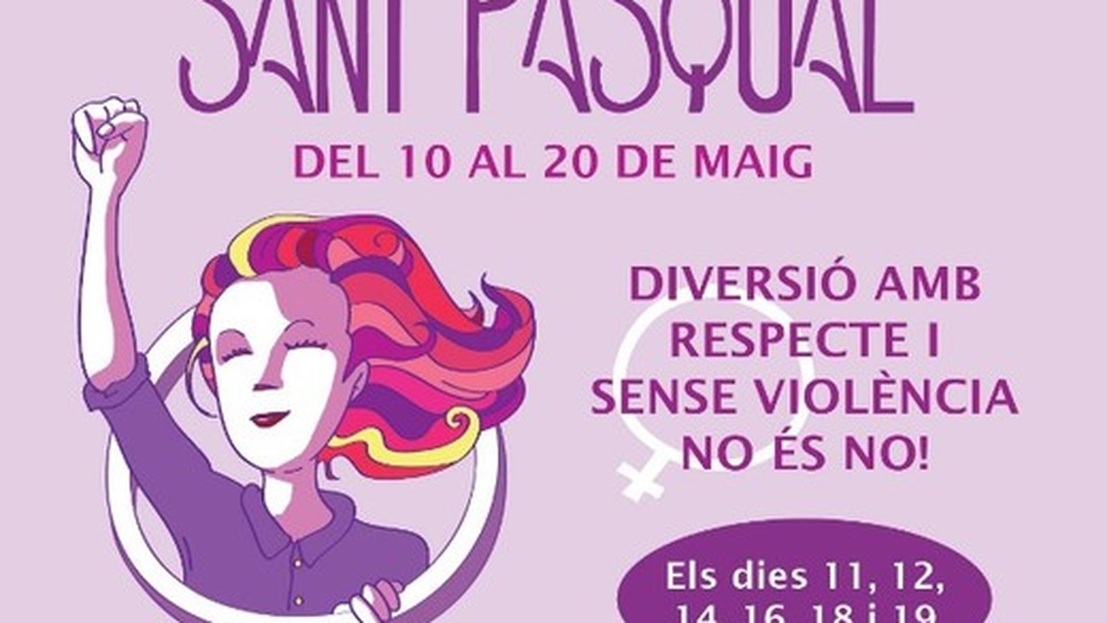 Cartell de la iniciativa Punt Violeta de Vila-real