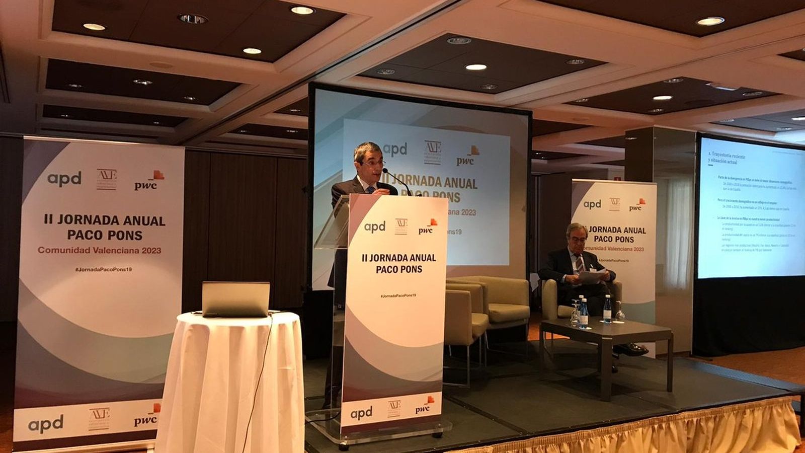 Conferència durant la II Jornada Anual Paco Pons - Comunitat Valenciana 2023, que se celebra a València