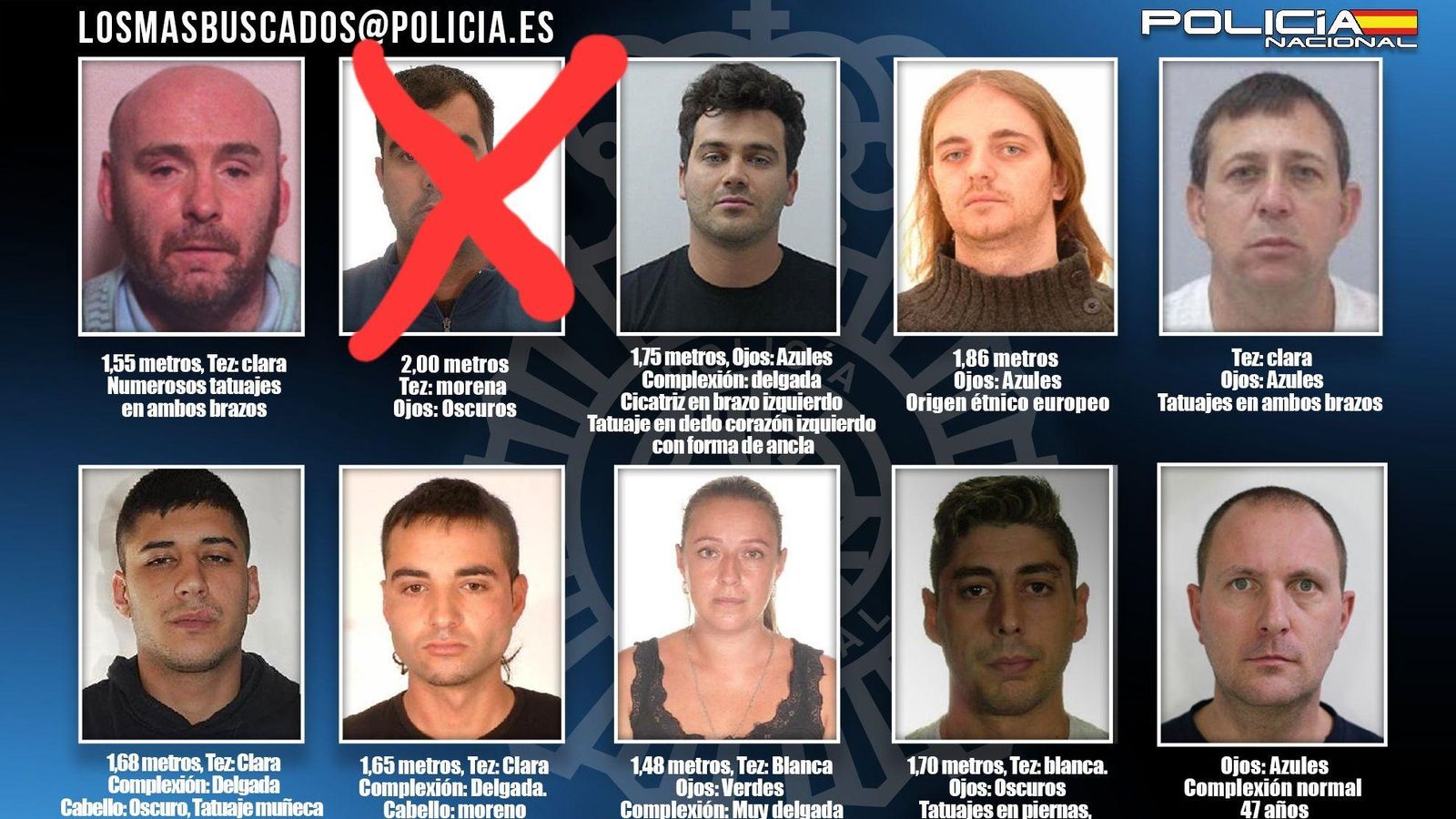 La Policia ha detingut un dels deu fugitius més buscats dos dies després de fer pública la llista