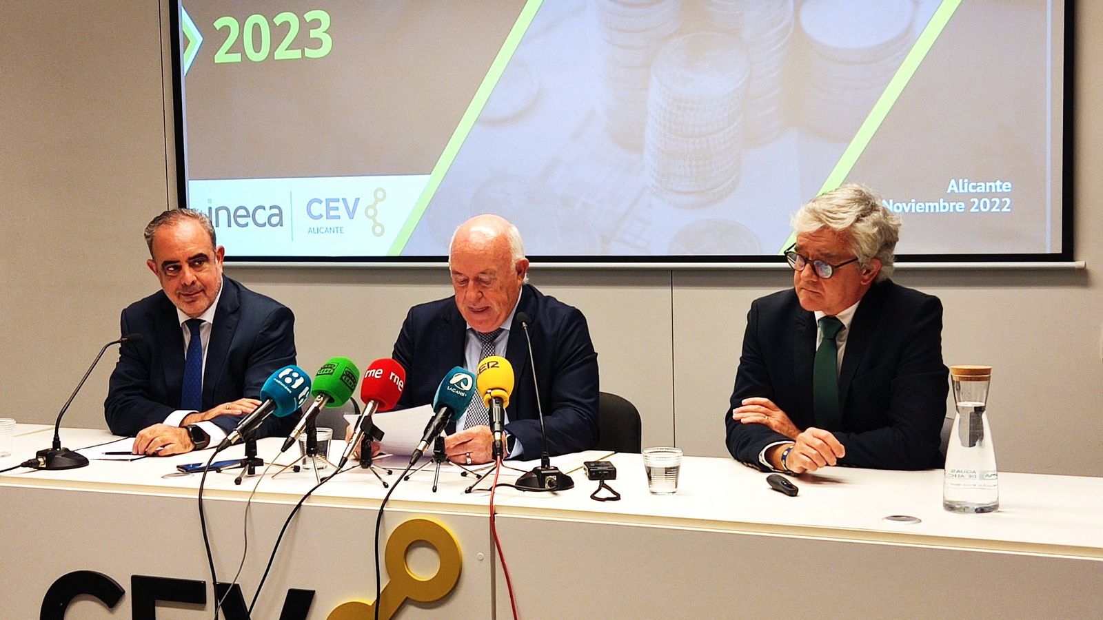 Un moment de la presentació de l'estudi, aquest dimecres