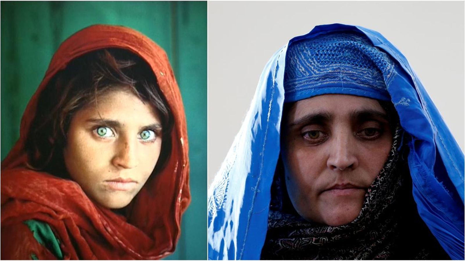 Sharbat Gula en la portada del National Geographic i en l'actualitat