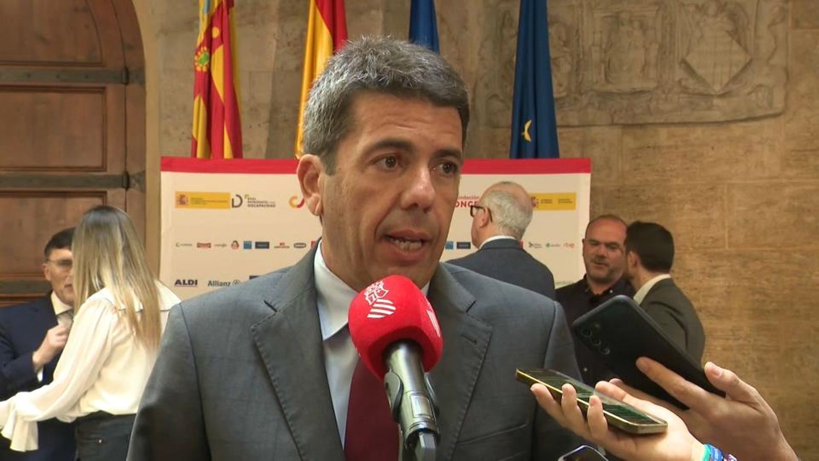 Mazon, este dimarts en el Palau de la Generalitat