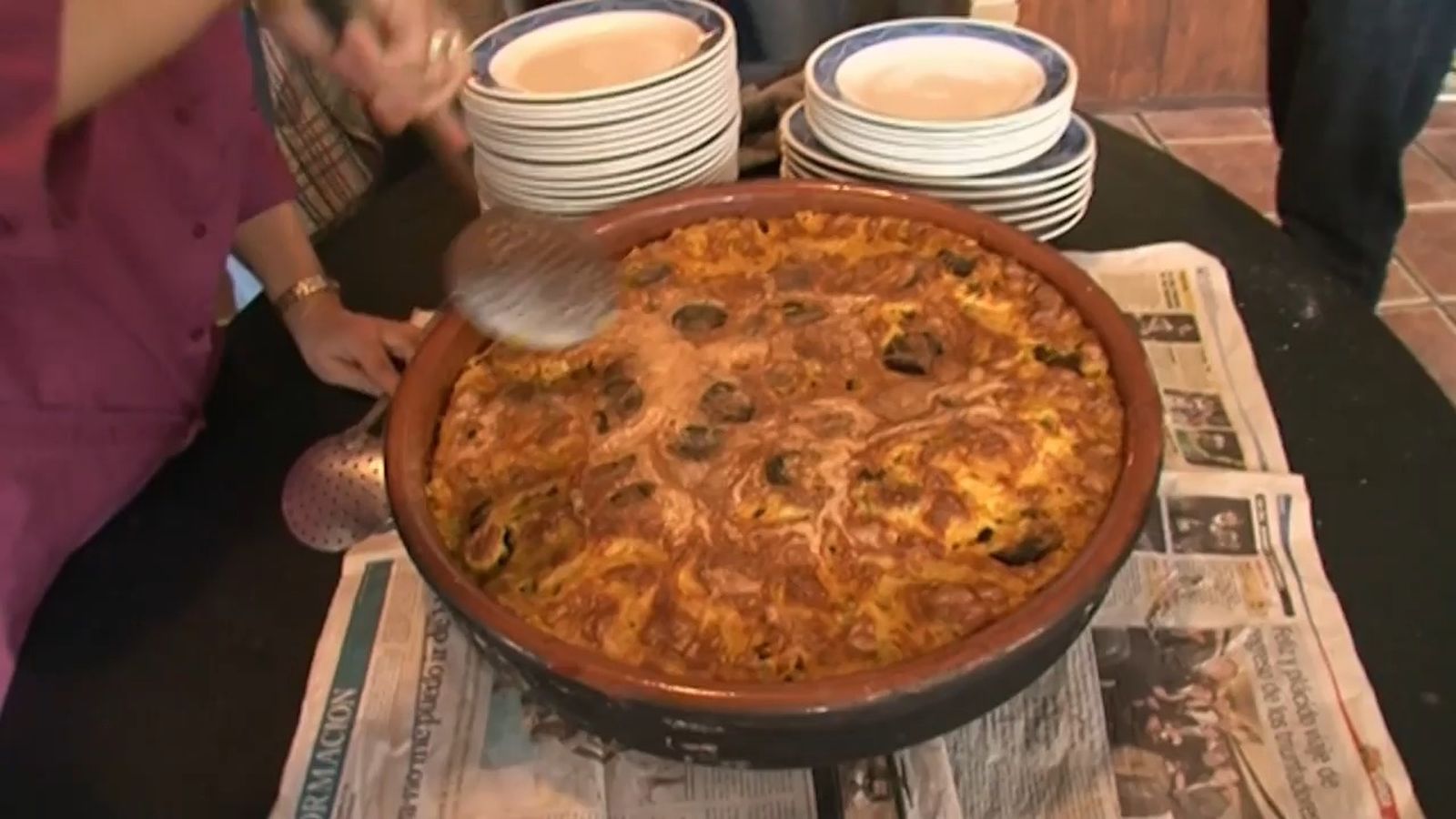 Arròs amb crosta en equip