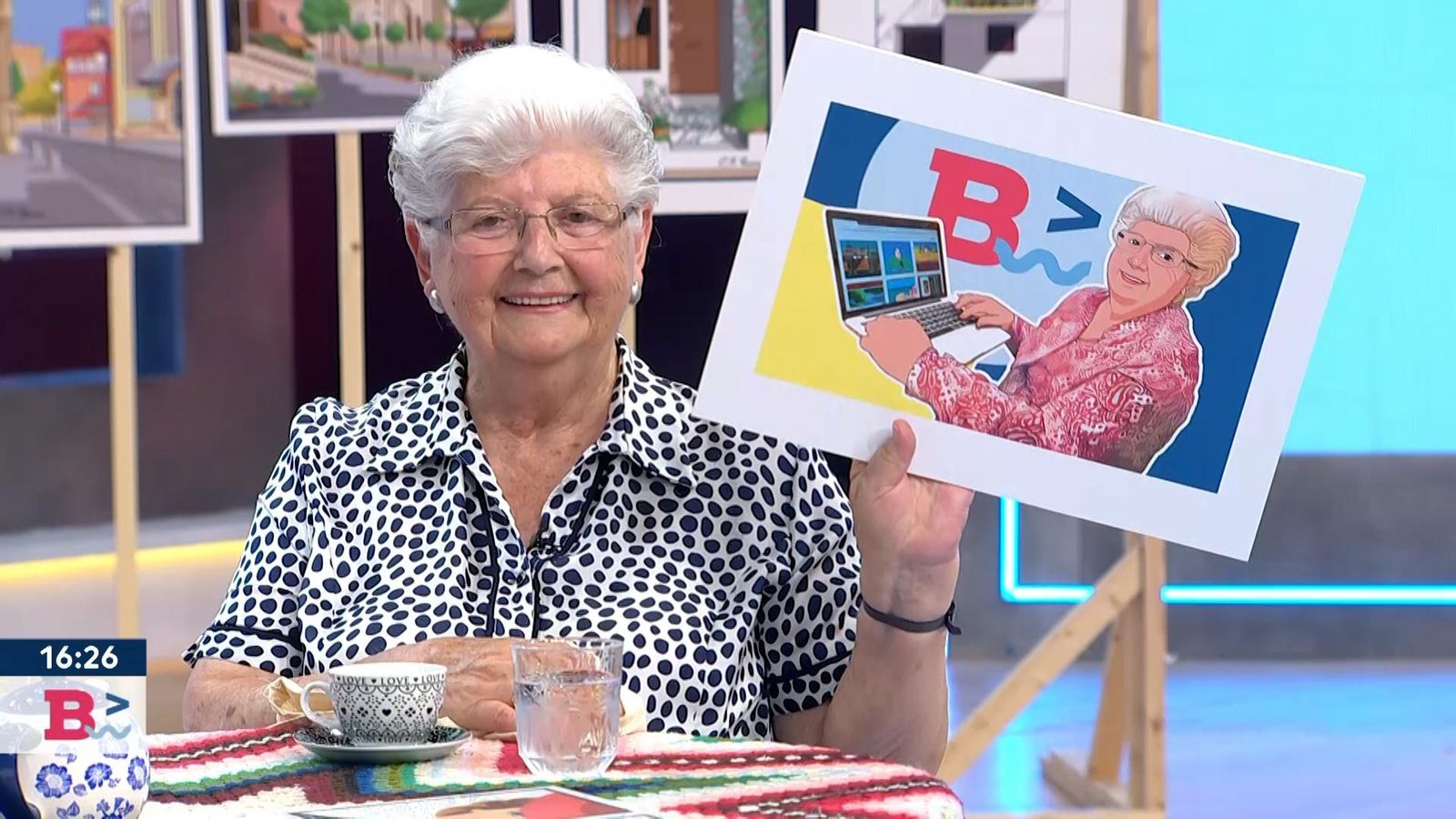 Concha, 'La iaia del Paint, en 'Bona vesprada'