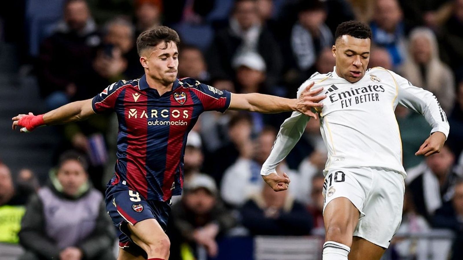 Imatge del partit del Reial Madrid contra el Llevant disputat este dissabte