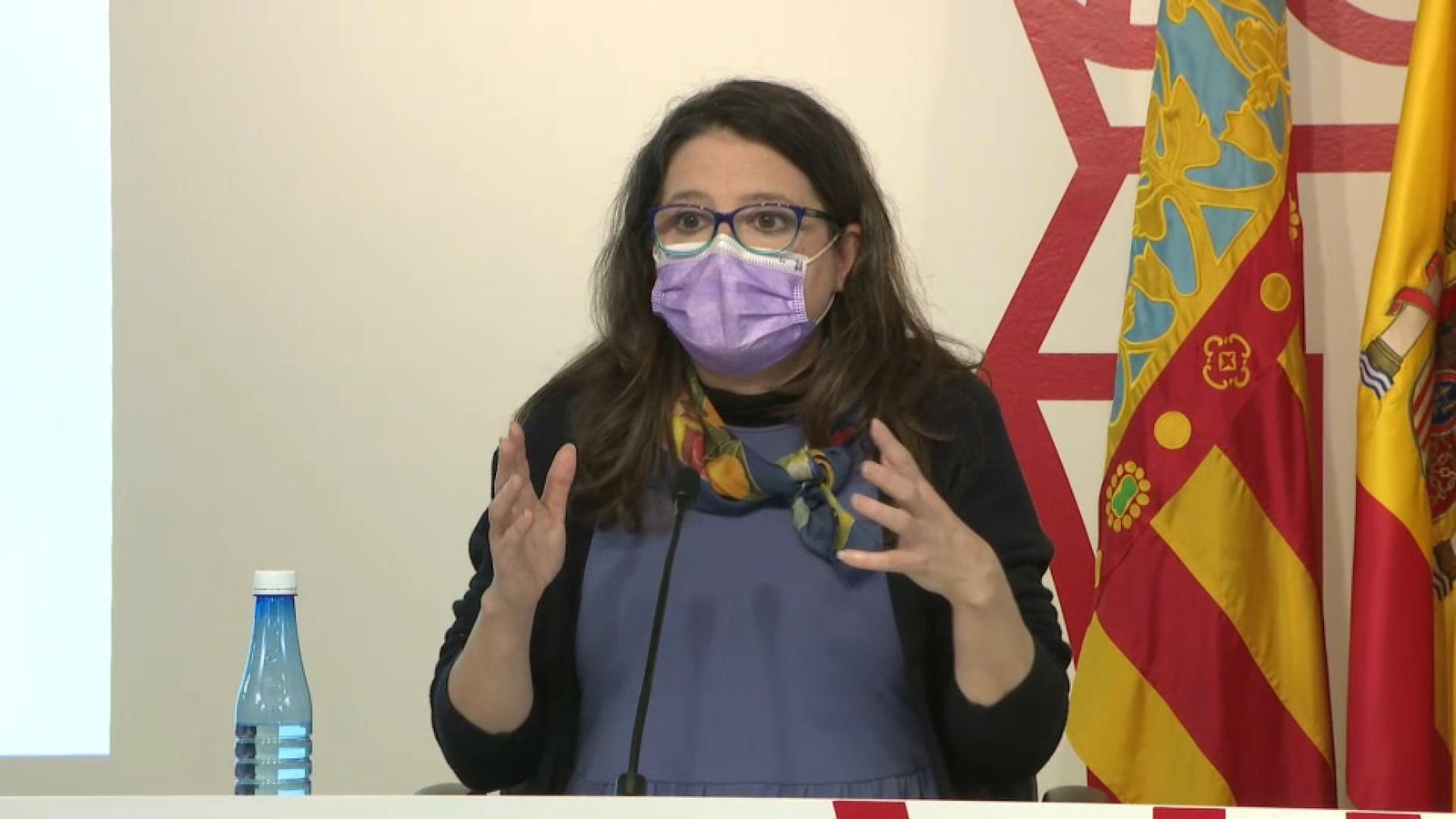 La vicepresidenta i portaveu del Consell Mónica Oltra